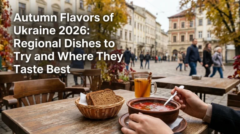 Saveurs d’automne en Ukraine 2026 : plats régionaux à goûter et où ils sont les meilleurs