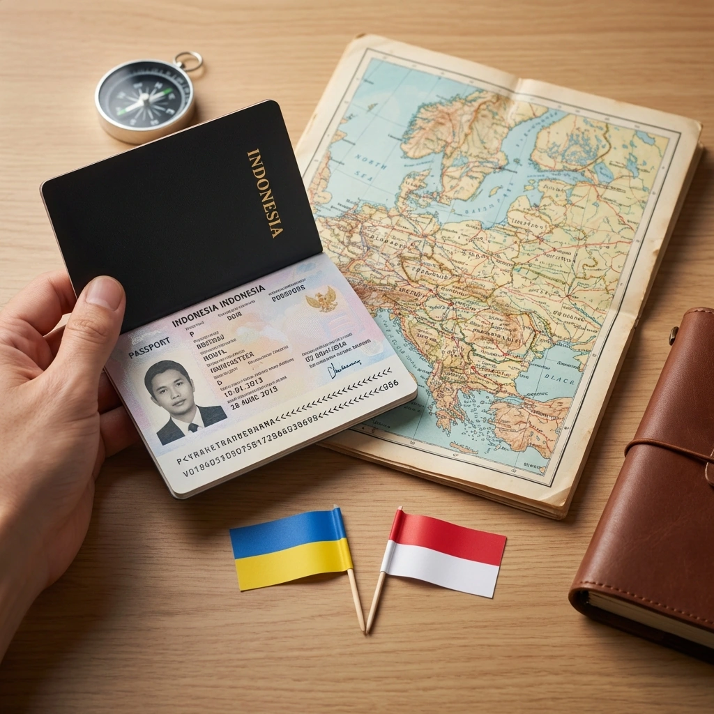 Руководство по въезду в Украину для граждан Индонезии 2026