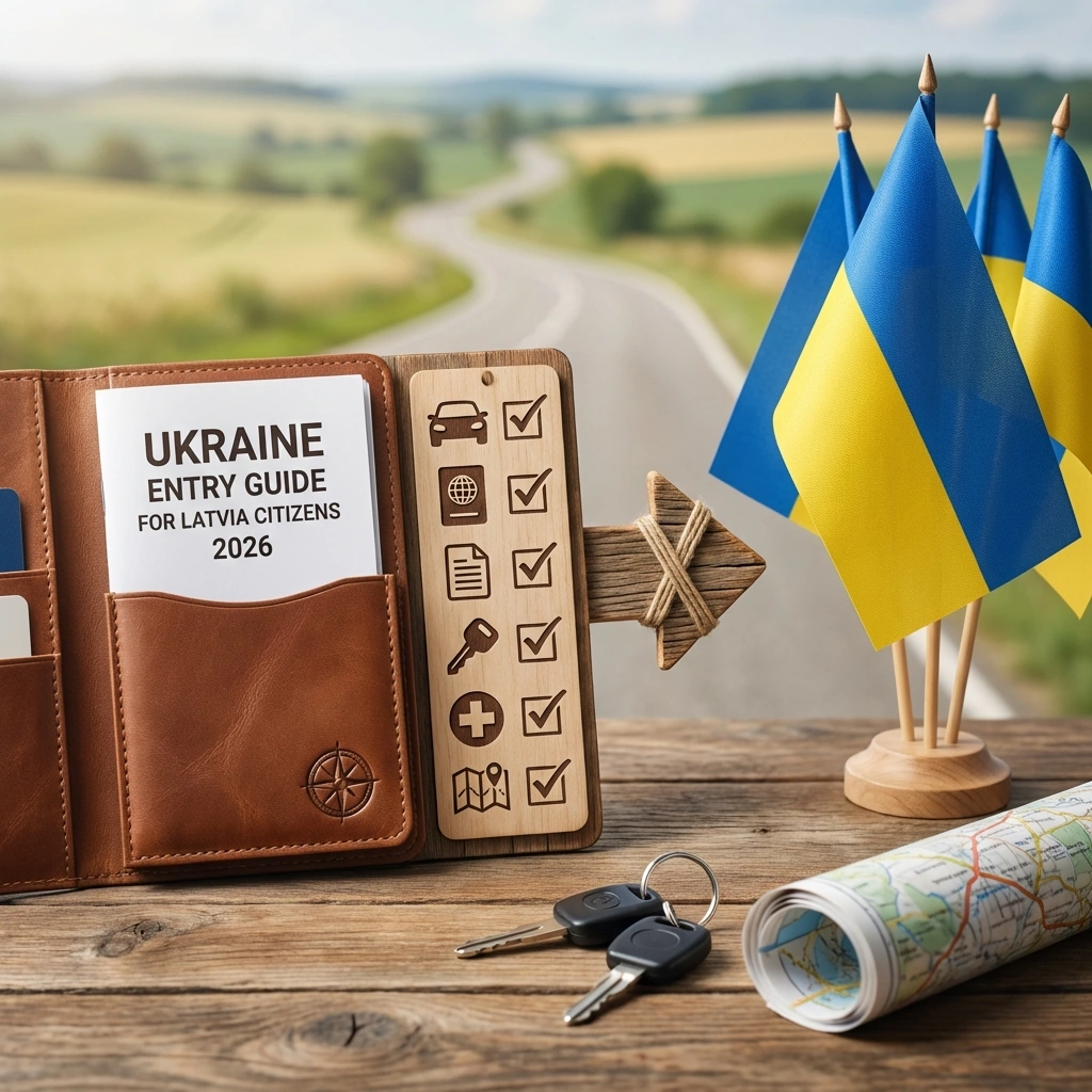 Гид по въезду в Украину для граждан Латвии 2026