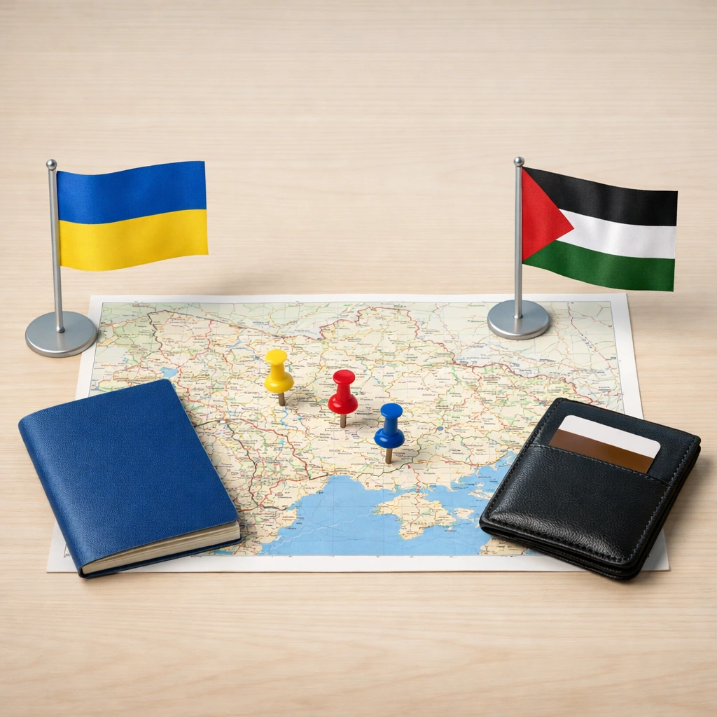 फिलिस्तीनी क्षेत्रों के नागरिकों के लिए यूक्रेन प्रवेश गाइड 2026