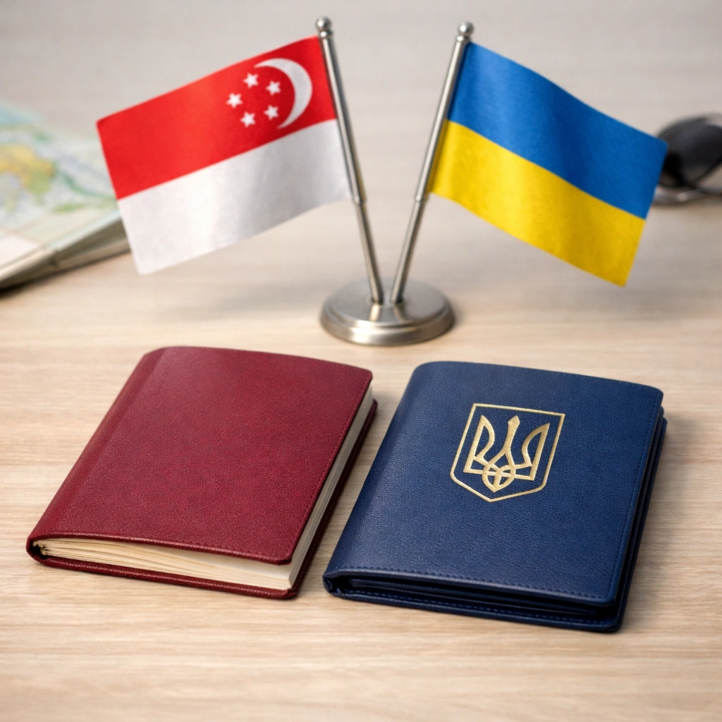 Guide d’entrée en Ukraine pour les citoyens de Singapour 2026