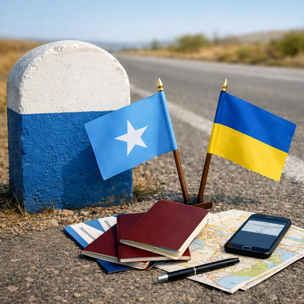 Průvodce vstupem na Ukrajinu pro občany Somálska 2026