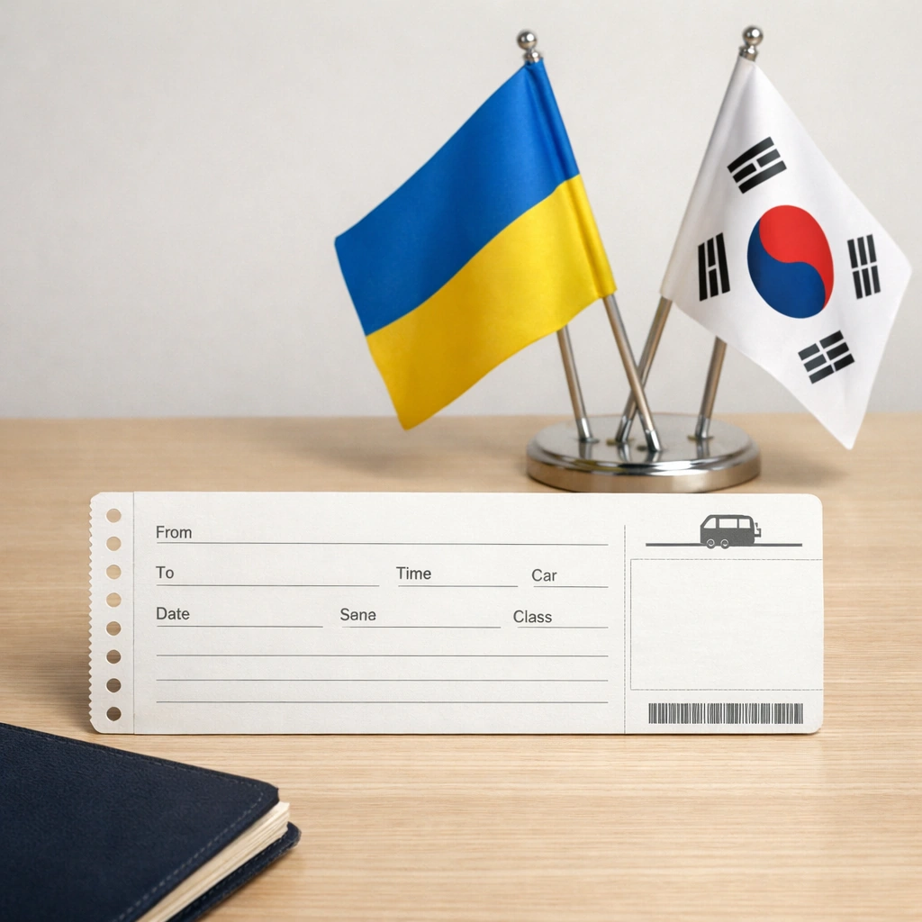 Ghid de intrare în Ucraina pentru cetățenii Coreei de Sud 2026