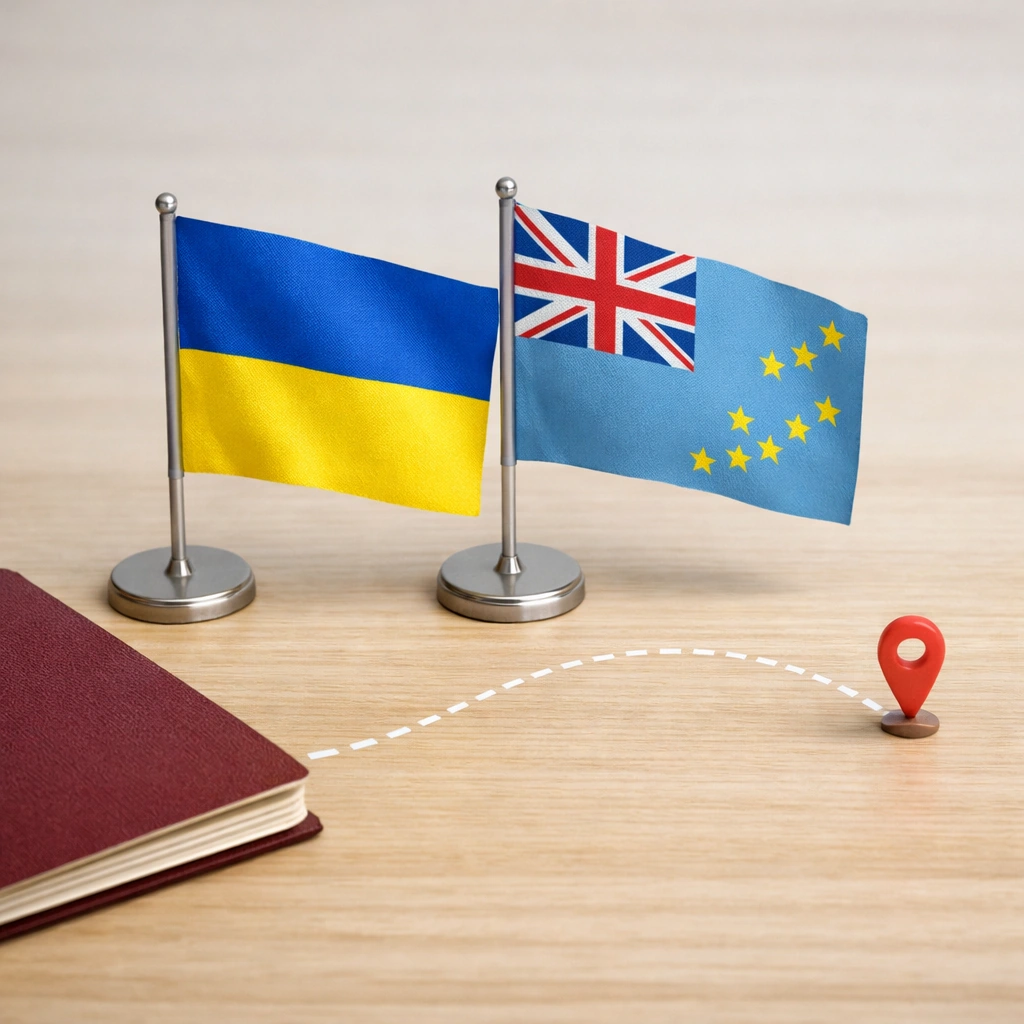 तुवालु नागरिकों के लिए यूक्रेन प्रवेश गाइड 2026