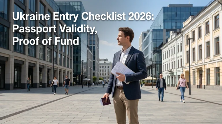 Ukraine Entry Checklist 2026: Passport Validity, Proof of Funds, and Border Protocols